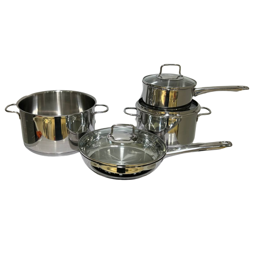 bo noi wmf astoria 4 mon kem quanh va chao thep wmf 24cm