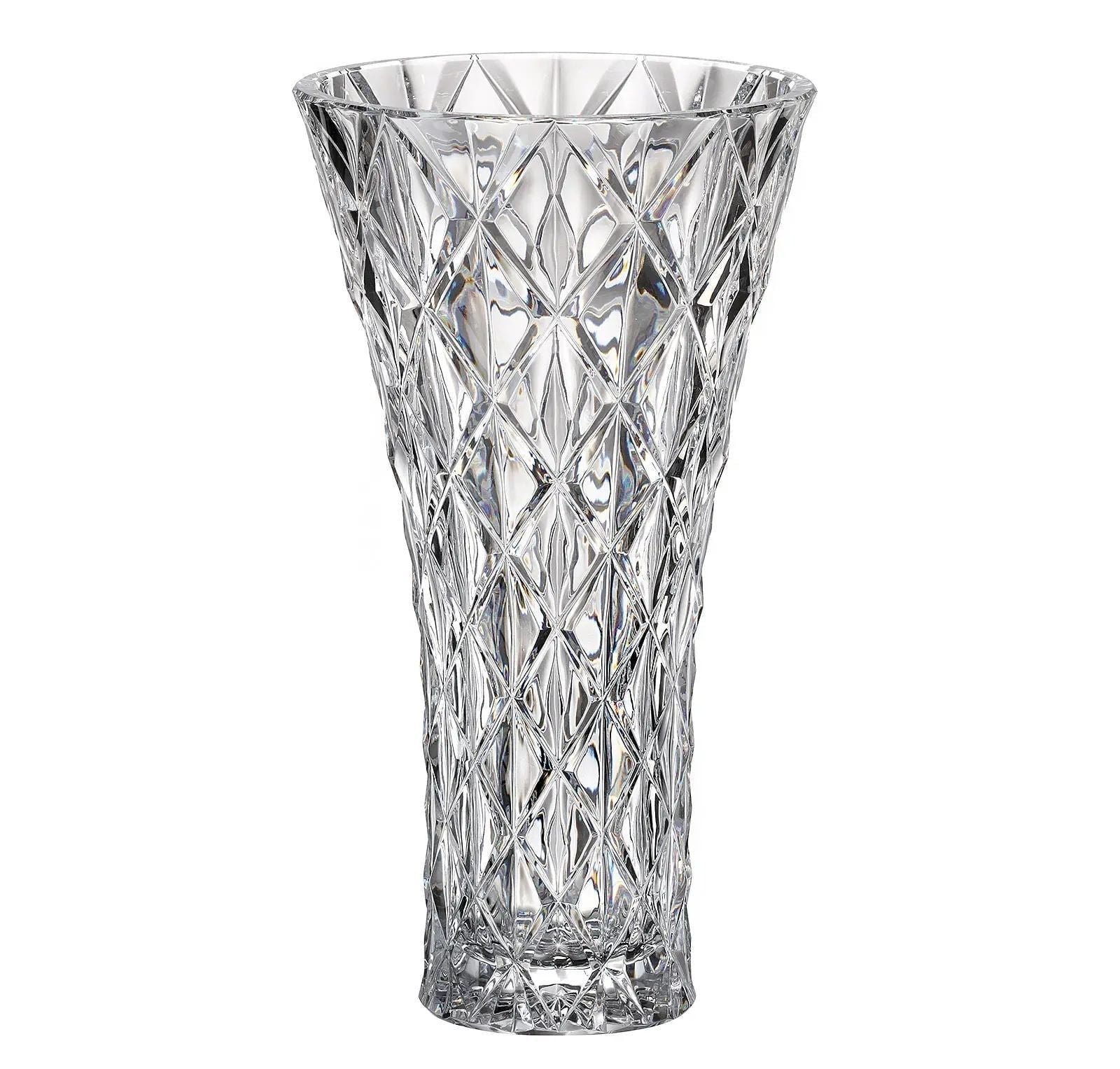 lo hoa memphis trang 30 5cm crystal bohemia