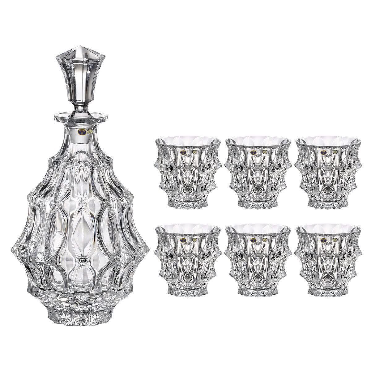 bo binh coc ruou pha le tiep bohemia 1 binh 700ml 6 coc 290ml