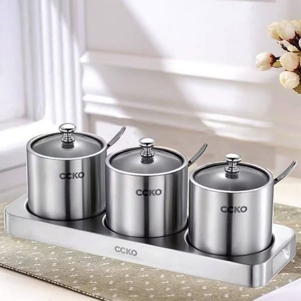set 3 hu dung gia vi ccko inox 304 nap thuy tinh kem khay