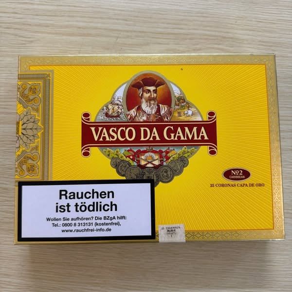 cigar vasco da gama no 2 caribbean capa de oro hop 25 dieu