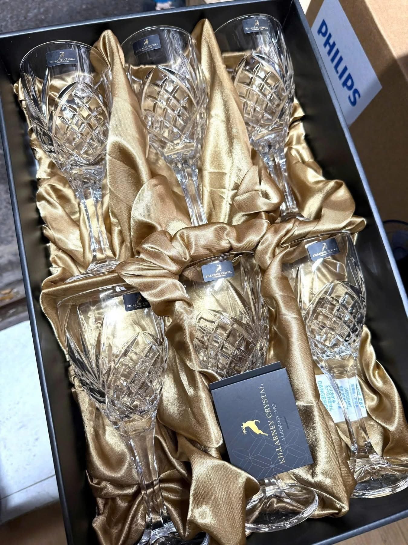 set 6 ly pha le killarney cao cap 295ml