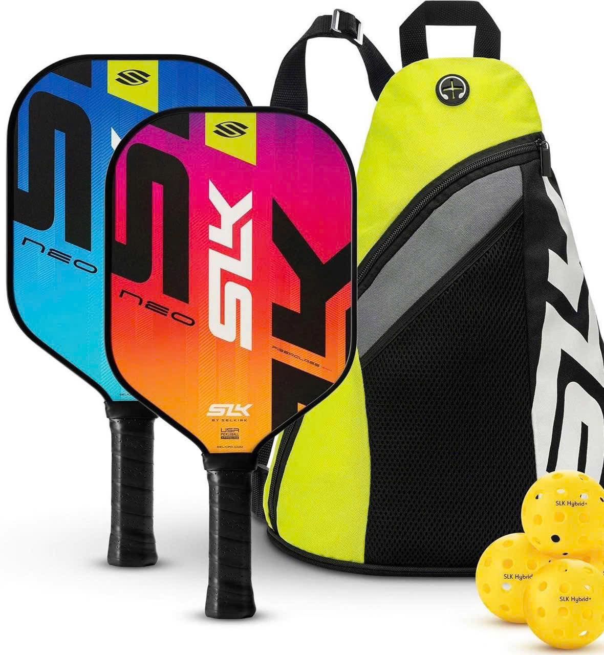 set vot pickleball 2024 slk neo by selkirk 2 vot 1 tui dung 3 bong