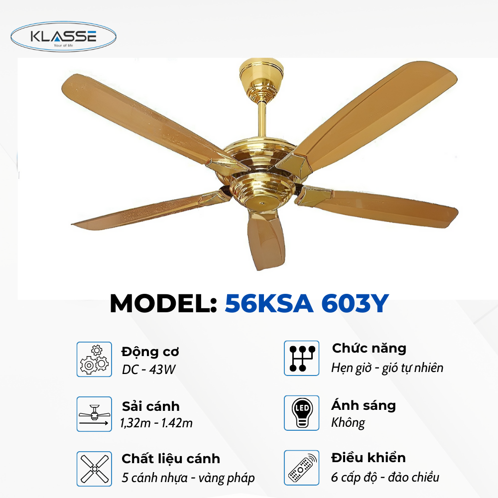 quat khong den klasse 56ksa 603y