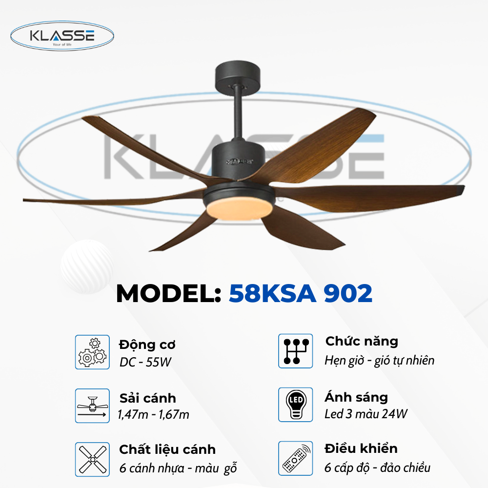 quat tran den klasse 58ksa 902