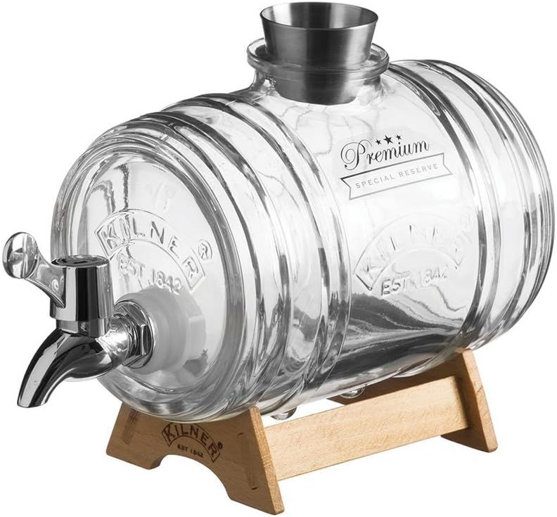 binh chiet ruou vang kilner barrel drinks dispenser 1 lit