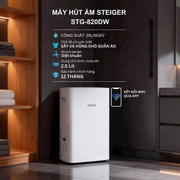 may hut am steiger stg 820dw 20l ngay