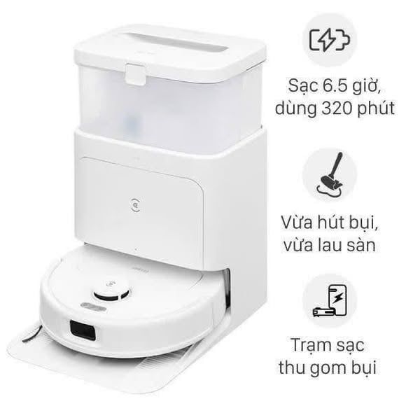 robot hut bui lau nha ecovacs deebot n30 pro omni
