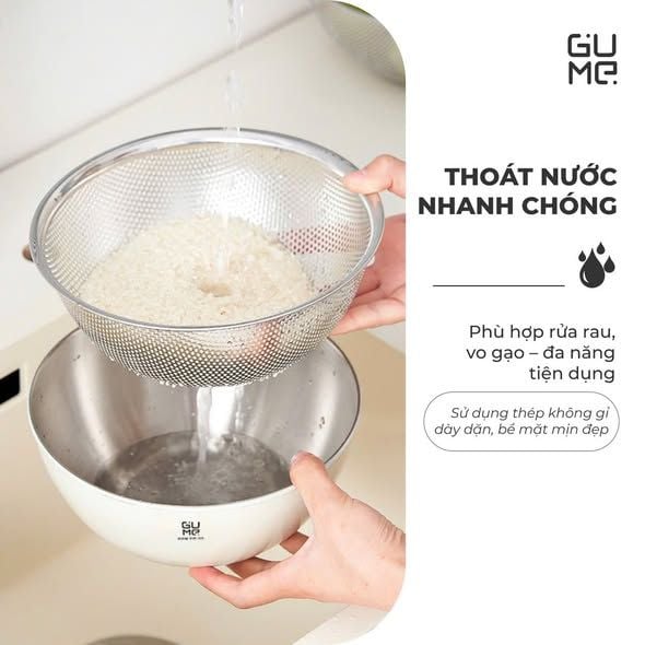 bo ro chau inox 304 gume gm dr0025 25cm