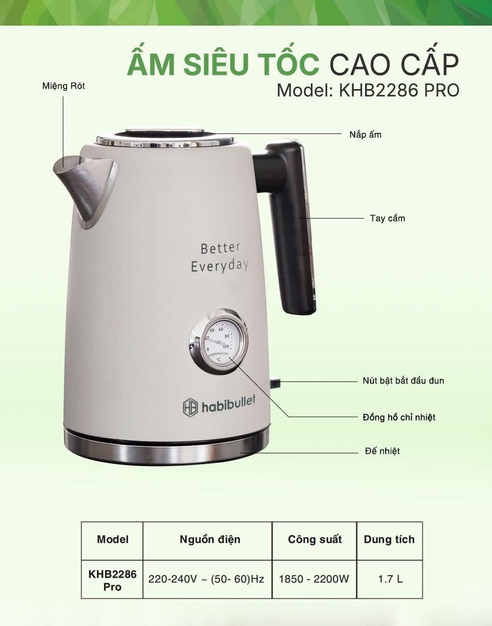 am sieu toc cao cap habibullet khb2286 pro
