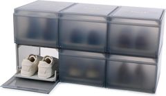 set 6 hop dung giay joseph joseph 55014 shoecase premium shoe storage box