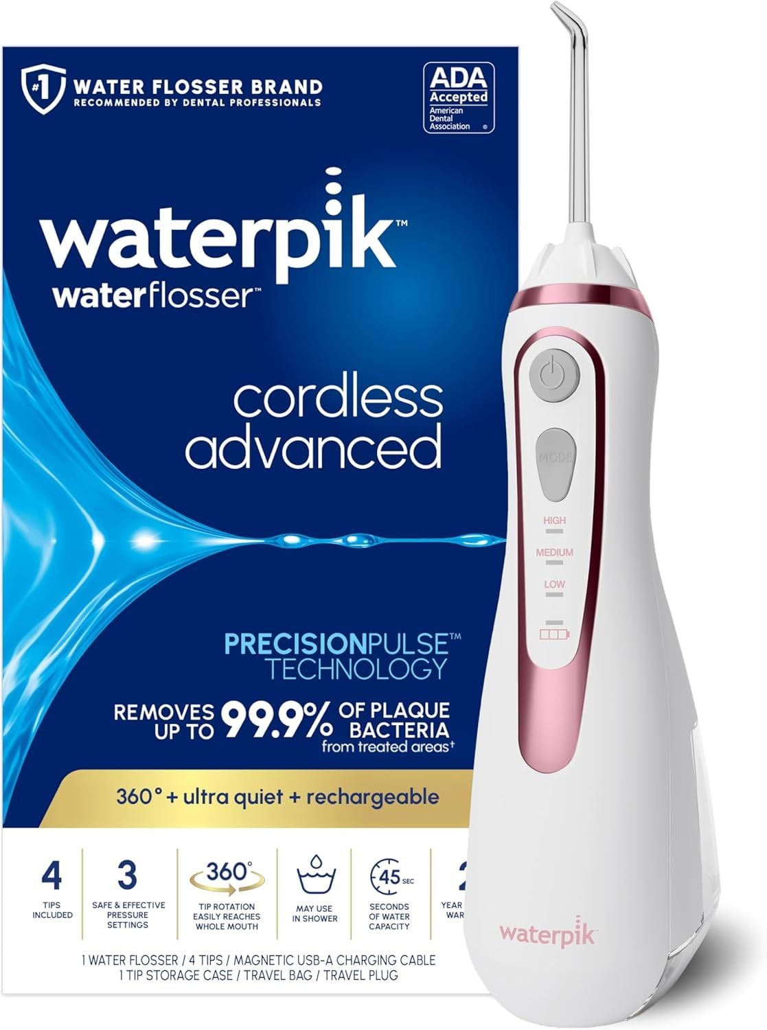 may tam nuoc waterpik cordless advanced 2 0 wp 589cd ban my