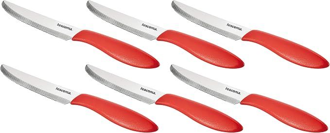 set dao tescoma 863054 00 tafelmesser 6er set mit rotem griff mau do set 6 chiec
