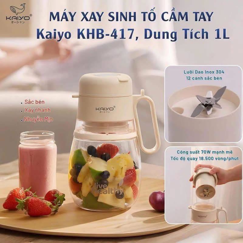 may xay sinh to cam tay kaiyo khb 417