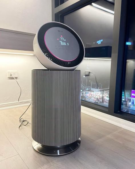 may loc khong khi kem loa lg puricare aero speaker
