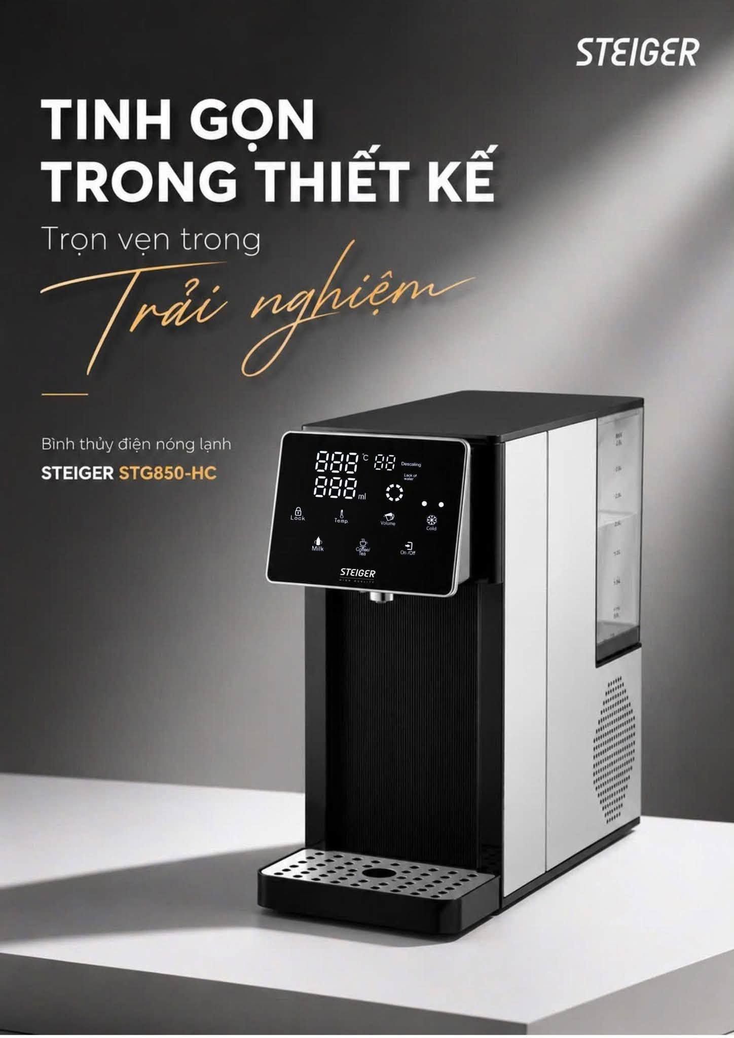 binh thuy dien nong lanh steiger stg850 hc