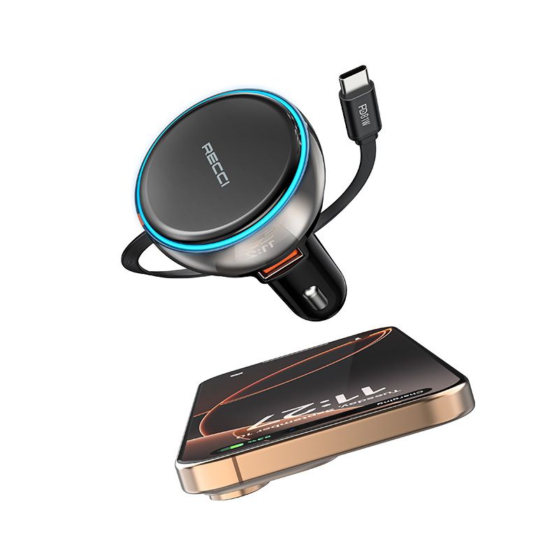 cu sac nhanh 3in1 tich hop day rut type c 81w recci rq10 12 24v