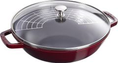 chao gang staub sau long 30cm mau do nap kinh