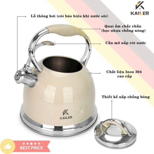 am dun nuoc cao cap kailer kl 266