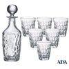 bo binh ruou marble crystal bohemia