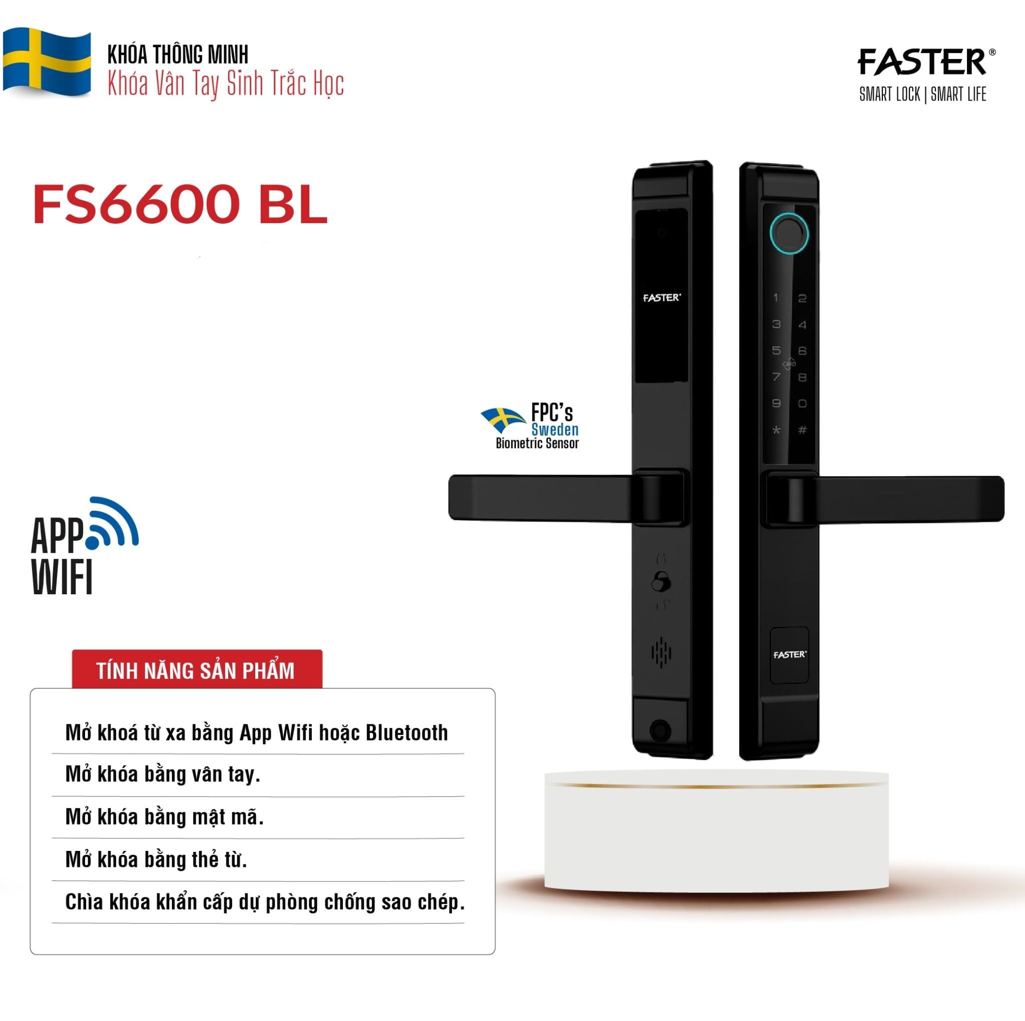 khoa van tay cua nhom faster fs6600 bl