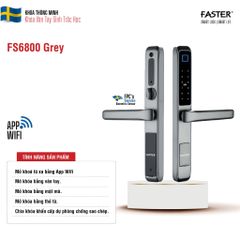 khoa van tay cua nhom faster fs6800 grey