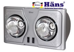 den suoi 2 bong treo tuong hans h2b