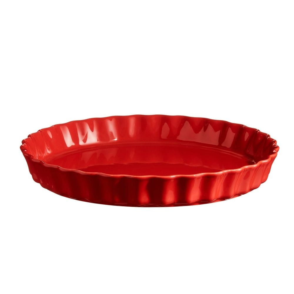 khay nuong banh tart emile henry eh346031 29 5cm mau do burgundy