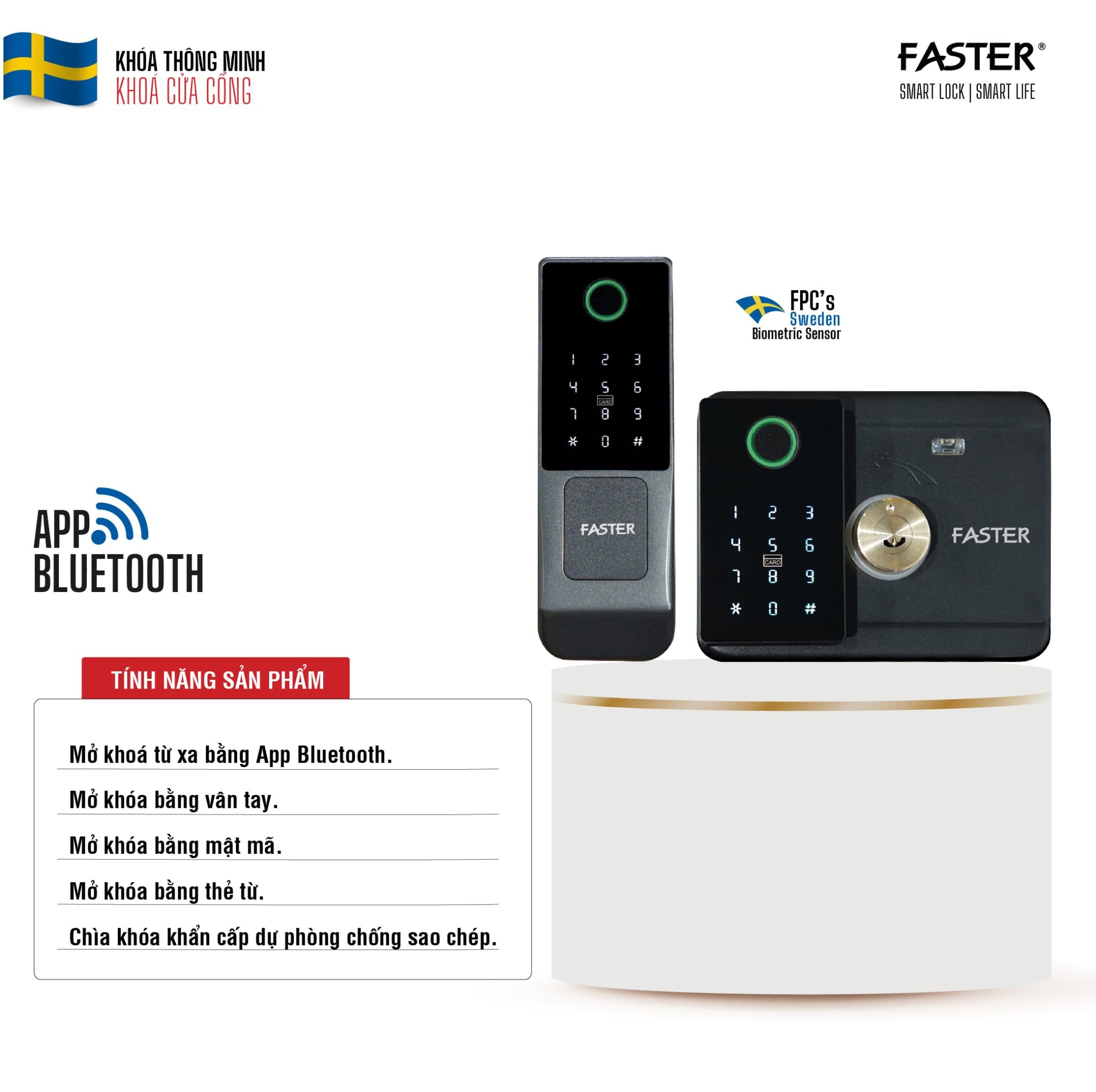 khoa van tay cua cong faster fs m01