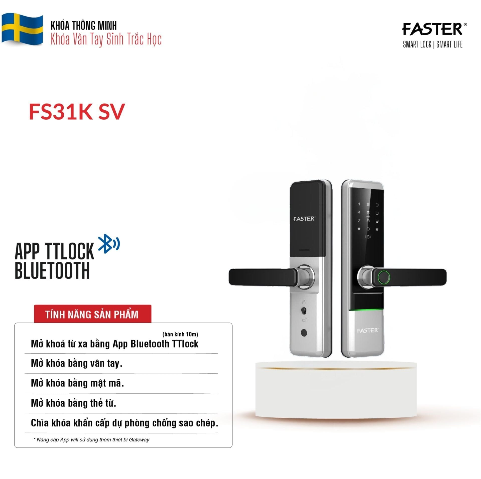 khoa van tay faster fs31k sv