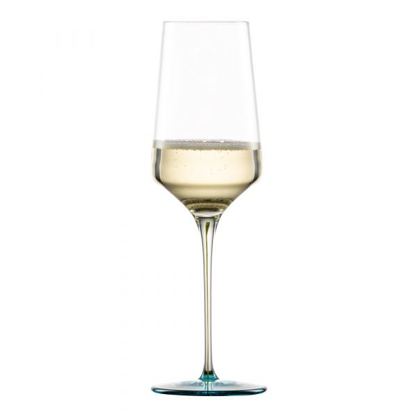ly ruou champagne pha le zwiesel ink 123411 24 9cm 400ml chan de mau xanh la emerald