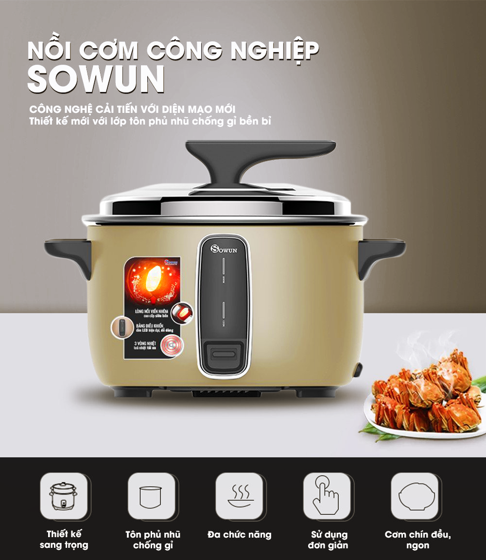 noi com dien 3 6 lit sowun sw 6936