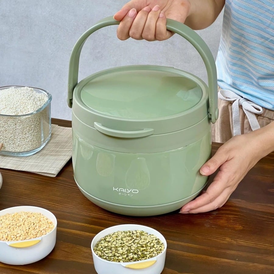 noi u chan khong kaiyo mau xanh mint green dung tich 4 5l ma ktc 3246
