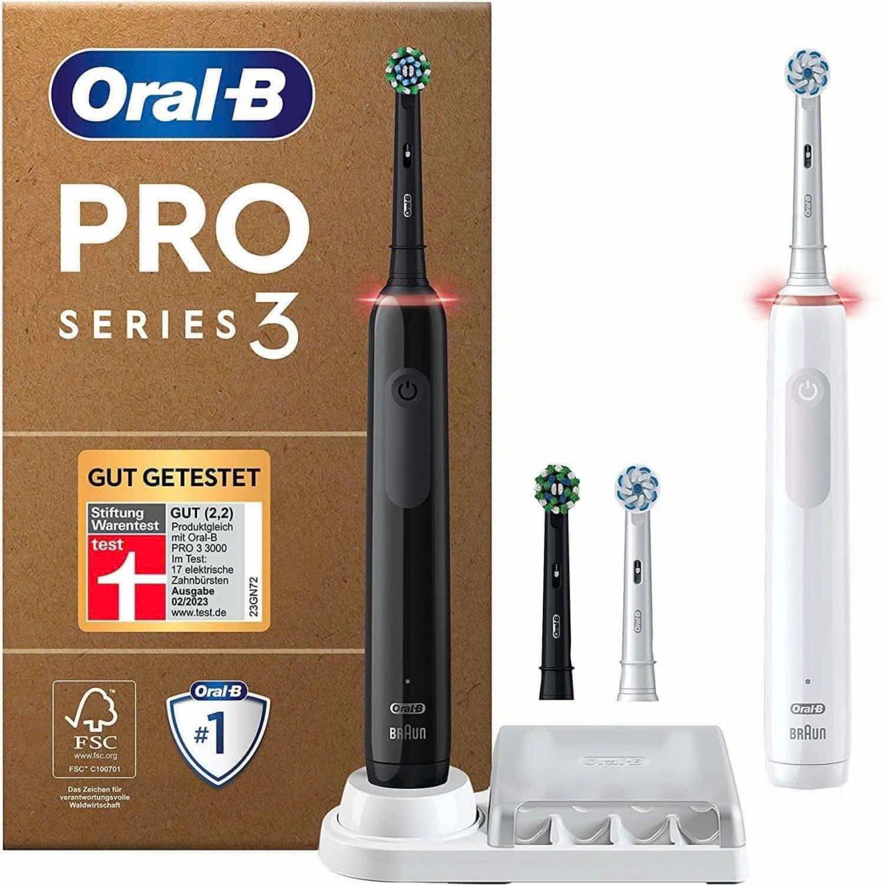 set 2 ban chai danh rang dien oral b pro 3