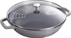 chao gang staub sau long 30cm mau xam nap kinh
