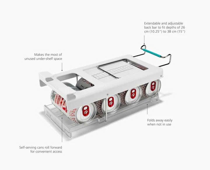 gia de lon trong tu lanh joseph joseph 8500007 mau trang
