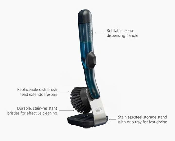 ban chai rua chen joseph joseph 6500019 sinktech co ngan chua xa phong va chan de