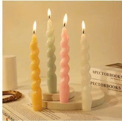 set 6 chan nen xoan spiral made in italy