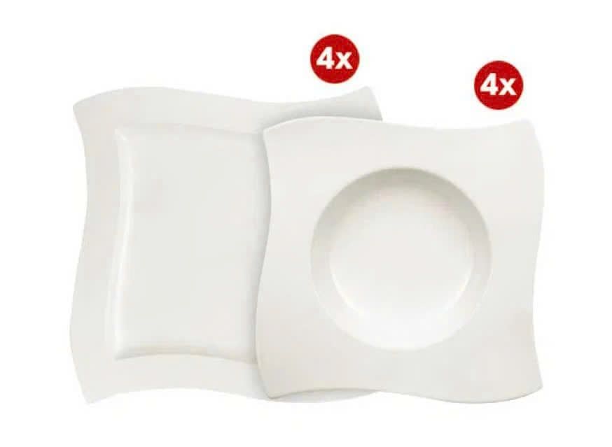 set 8 dia villeroy boch newwave 24cm