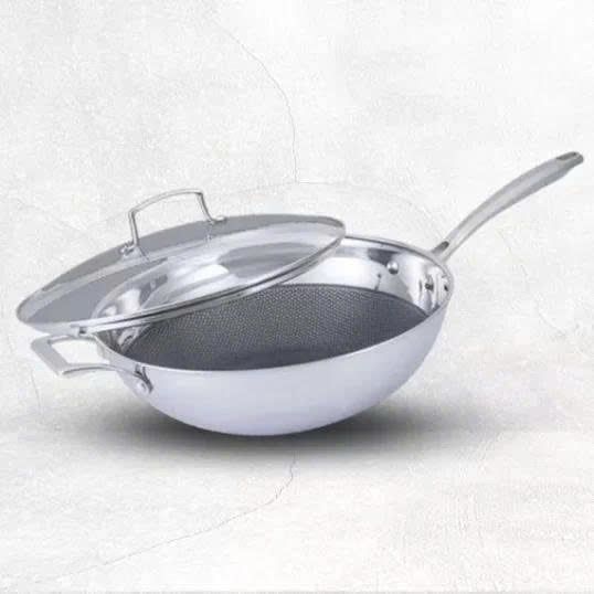chao inox 5 lop chong dinh to ong thuy si la gourmet galactic 28cm long sau 370372