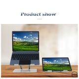 Giá đỡ Macbook Hợp kim Nhôm xoay 360 cao cấp - LH04