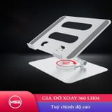 Giá đỡ Macbook Hợp kim Nhôm xoay 360 cao cấp - LH04