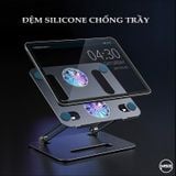 Giá đỡ Macbook hợp kim nhôm tản nhiệt LED RGB cao cấp - P43