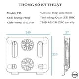 Giá đỡ Macbook hợp kim nhôm tản nhiệt LED RGB cao cấp - P43