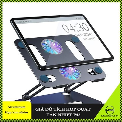 Giá đỡ Macbook hợp kim nhôm tản nhiệt LED RGB cao cấp - P43