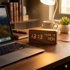 Đồng hồ tích hợp lịch thông minh Digital Led Clock - DW02