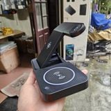 Đế sạc nhanh không dây 15W cao cấp 4in1 - MagSafe B18 (Qi 15W)