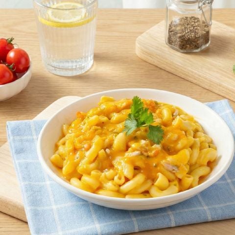  NUI TÔM THỊT SỐT BƠ TỎI 