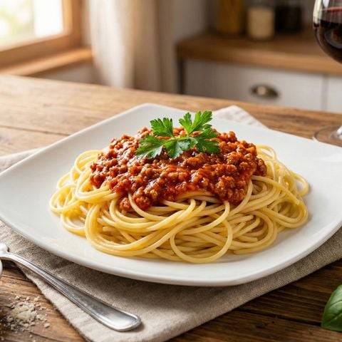  MÌ SPAGHETTI SỐT THỊT BẰM 
