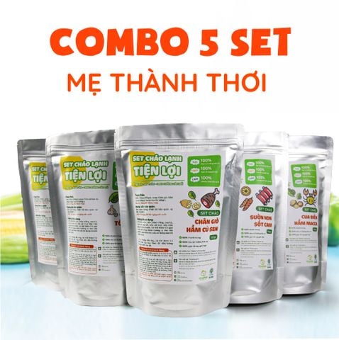  Combo 5 Set - Mẹ thảnh thơi 